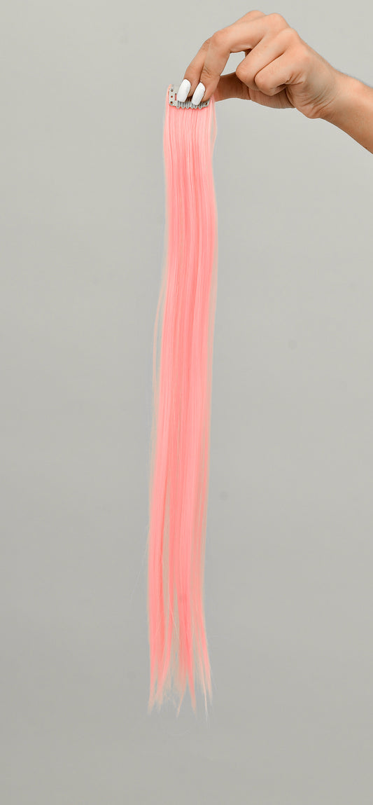 Pink Colour Pop Hair Streak| Set of 6