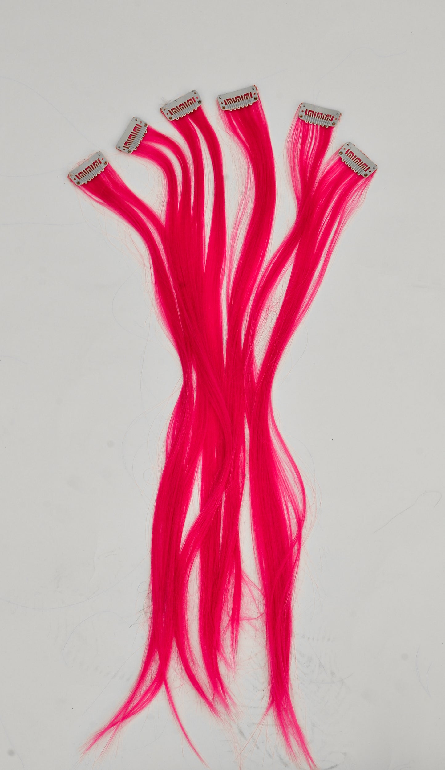 Pink Colour Pop Hair Streak| Set of 6