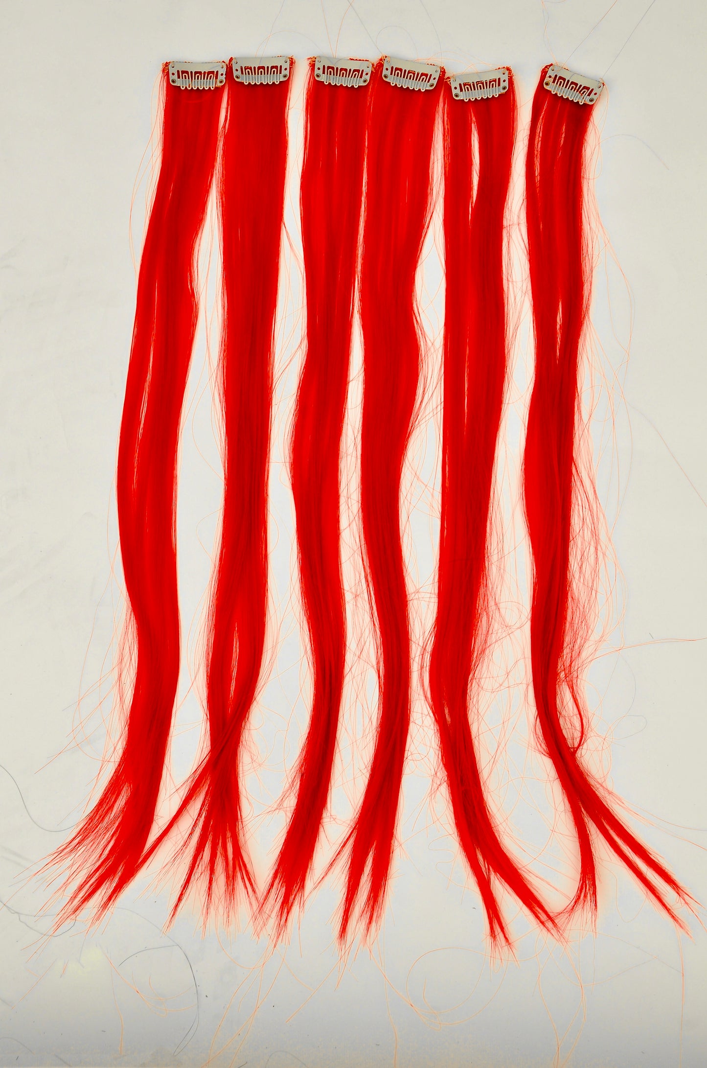Red Colour Pop Hair Streak| Set of 6