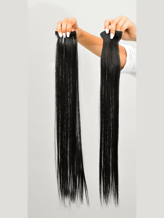 2 clip Natural colour extension (set of 2 )