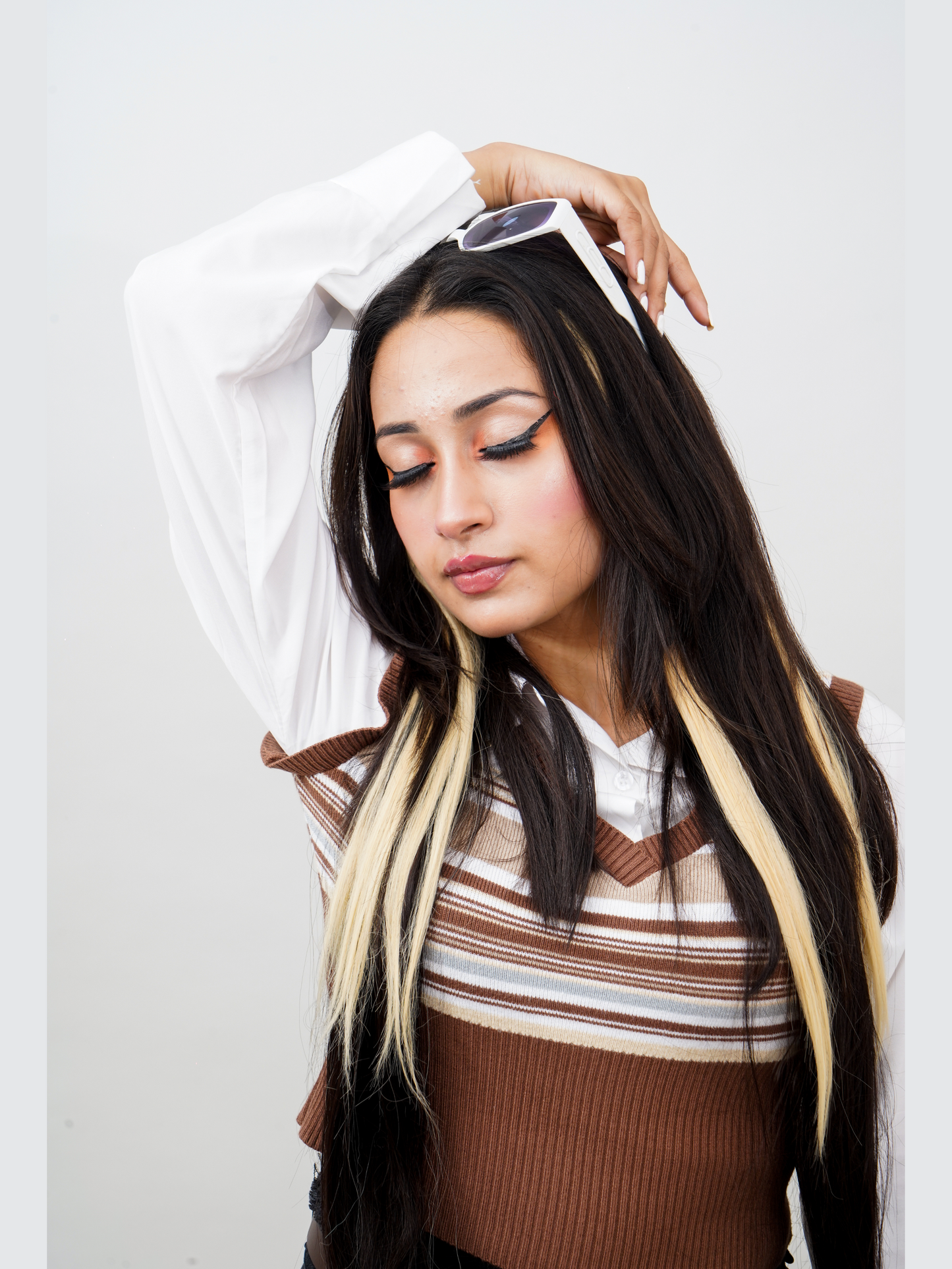Blonde Colour Pop Hair Streak| Set of 6
