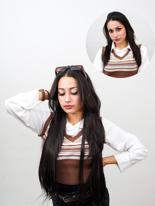5 Clip Natural Colour Straight Hair Extension